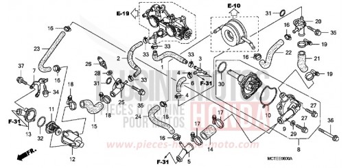 POMPE A EAU FJS400D7 de 2007